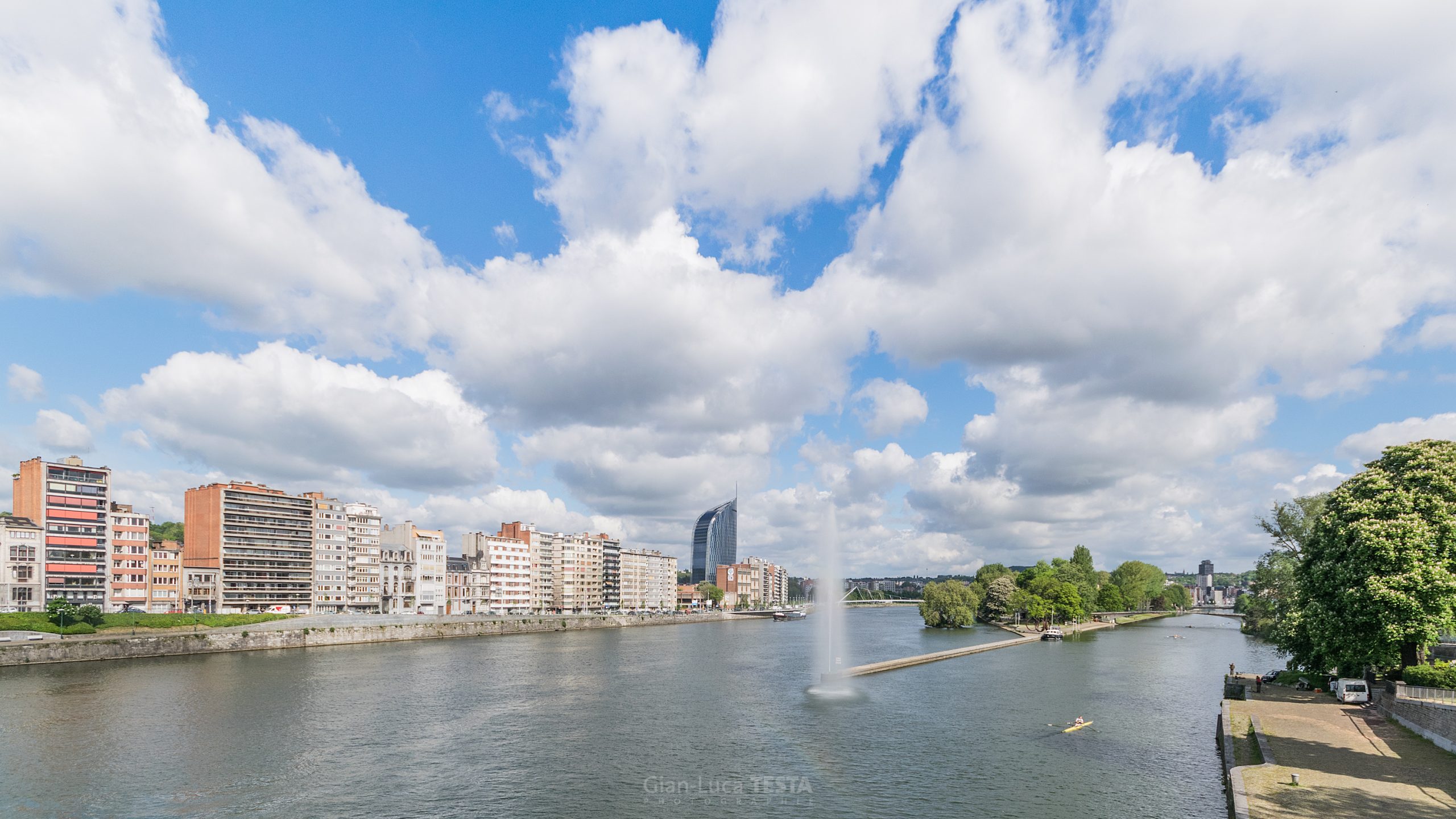 Vue du Pont de Fragnée à Liège - Belgique